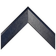 Navy Blue Leather Custom Frame